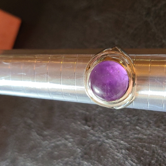 Amethyst Sterling Silver Ring - Picture 4 of 7